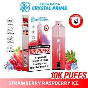 Aura Bar 10K Disposable Vape By Crystal Prime Pack of 5